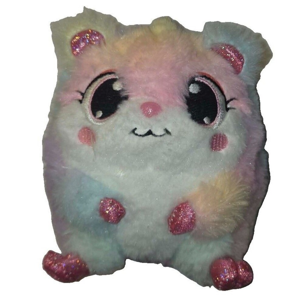 BMi Butter Balls Rainbow Sherbet Hamster Cute Soft Plush Stuffed Animal Toy